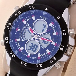 BWC Dual Time B-1103 Black Watch